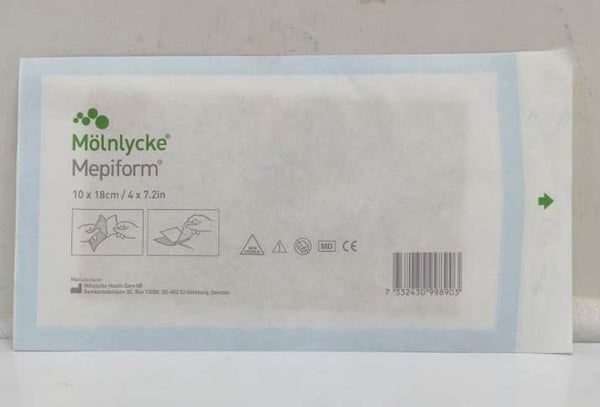 Mölnlycke Mepiform Self-Adherent Silicone Scar Dressing (10 x 18 cm) 293800