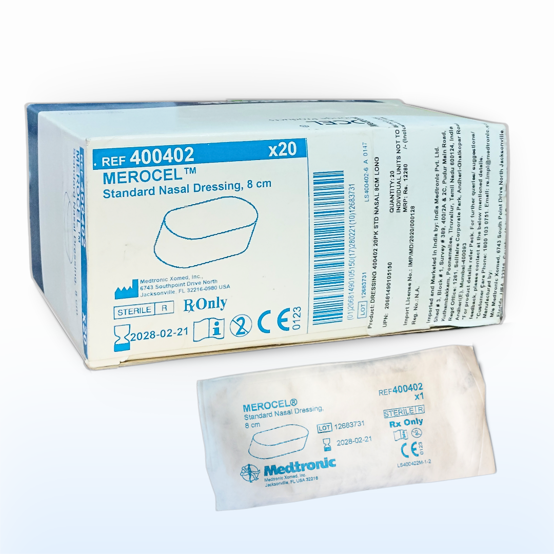 Merocel Standard Nasal Dressing 8cm Long  400402