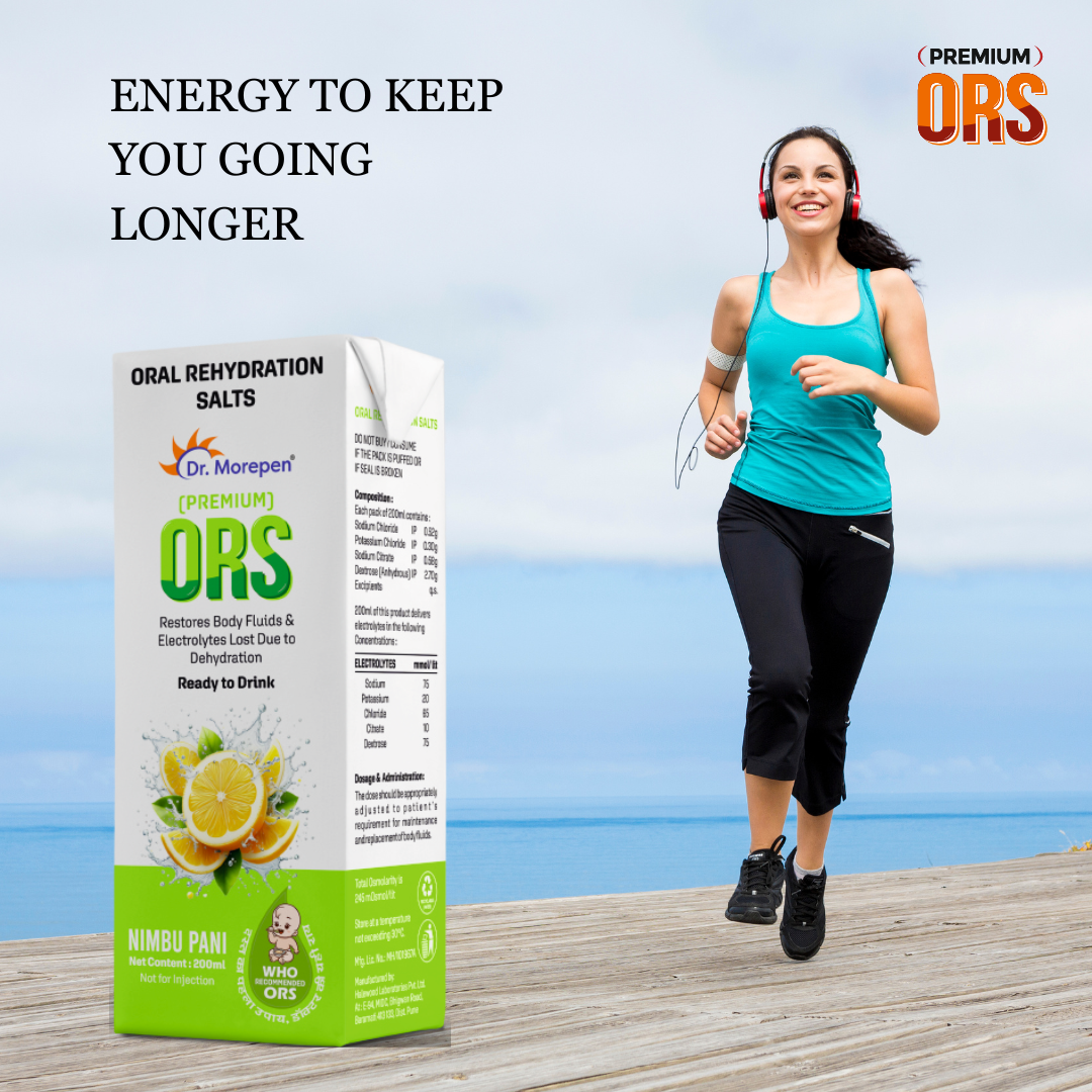 Dr. Morepen Premium ORS – Pack of 6 | Advanced Oral Rehydration Solution for Fast Hydration