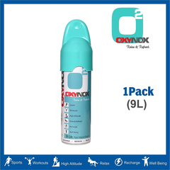 OXYNOX Relax &amp; Refresh 9 Ltr. Pure Natural Oxygen Can | Portable Non-Medicinal Supplemental Oxygen for Energy, Sports & High Altitude | Made in India