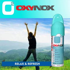 OXYNOX Relax &amp; Refresh 9 Ltr. Pure Natural Oxygen Can | Portable Non-Medicinal Supplemental Oxygen for Energy, Sports & High Altitude | Made in India