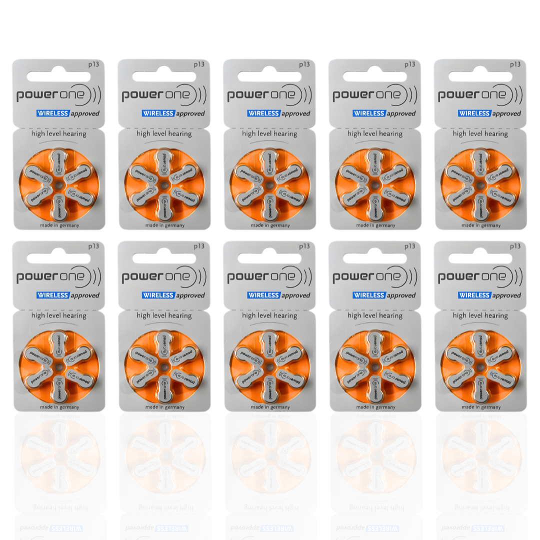 Hearing Aid Battery size P-13 (6 Pcs X 10)
