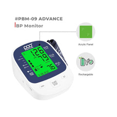 Poct Digital BP (Blood Pressure) Monitor PBM09 Advance With Rechargable Battery