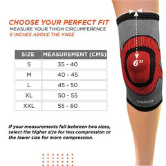 Vissco 3D Knee Cap PC 2704 – Compression Support for Knee Pain & Injury Recovery