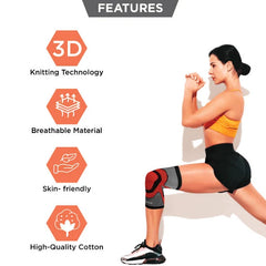 Vissco 3D Knee Cap PC 2704 – Compression Support for Knee Pain & Injury Recovery