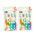 STIM Junior Hoppy Baby Toothbrush & Tooth Gel Set – Pack of 2 Toothbrushes (1–3 Years)