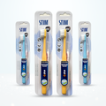 STIM Plus Ultra Dense Toothbrush – Pack of 3 | 4500+ Bristles for Max Plaque Removal