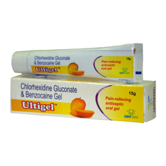 STIM Ultigel Mouth Ulcer Gel – 15g (Pack of 3) | Fast Relief from Mouth Ulcers with Benzocaine & Chlorhexidine
