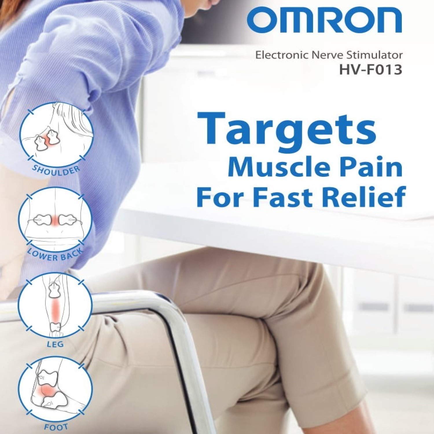 Omron Electronic Nerve Stimulator and Body Massager HV-F013
