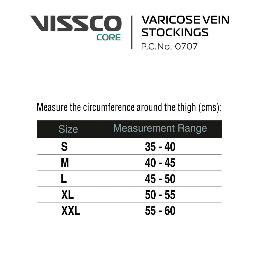 Vissco Elastic Varicose Vein Stockings PC-0707