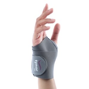 Wrist Brace With Thumb, Grey, 1 Unit