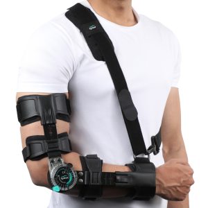 ROM Elbow Brace, Black