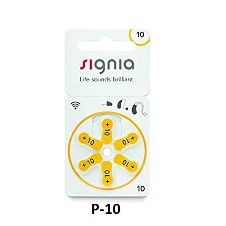 Hearing Aid Battery size P-10 (6 Pcs X 5)