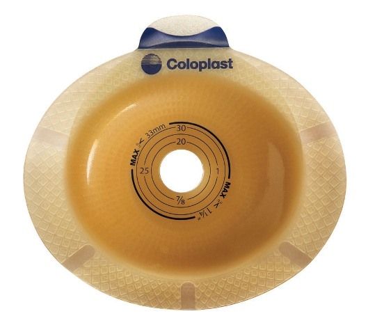 Coloplast 10365 Sensura 2-Piece Open Maxi Opaque 50mm and Coloplast 11021 SenSura Standard Wear Convex Light Base Plate 50mm (10-45mm)