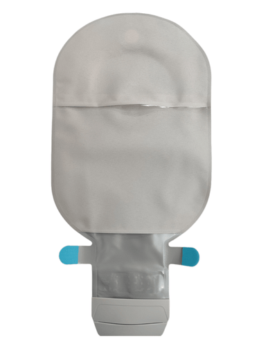 Coloplast Sensura Mio Click Ostomy Bag 2-Piece Open With Inspection Window Neutral Grey 60mm 11452