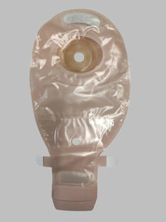 Coloplast Sensura Ostomy Bag 1-Piece Open Transparent, Convex Light, Hide Away Outlet Maxi 15-43 mm 15206