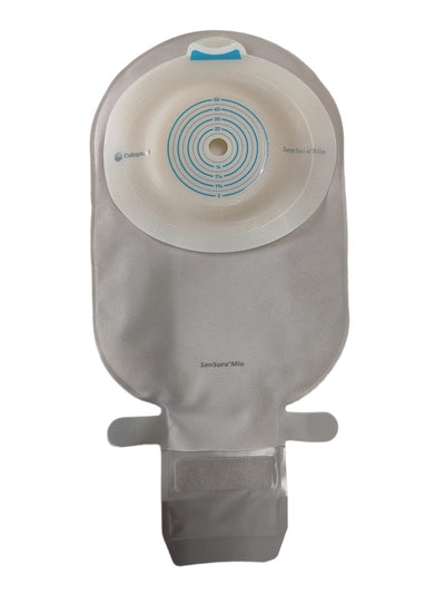 Coloplast Sensura Mio Soft Convex 1-Piece Open with Inspection window Neutral Grey Ostomy Bag 10-50mm 16406