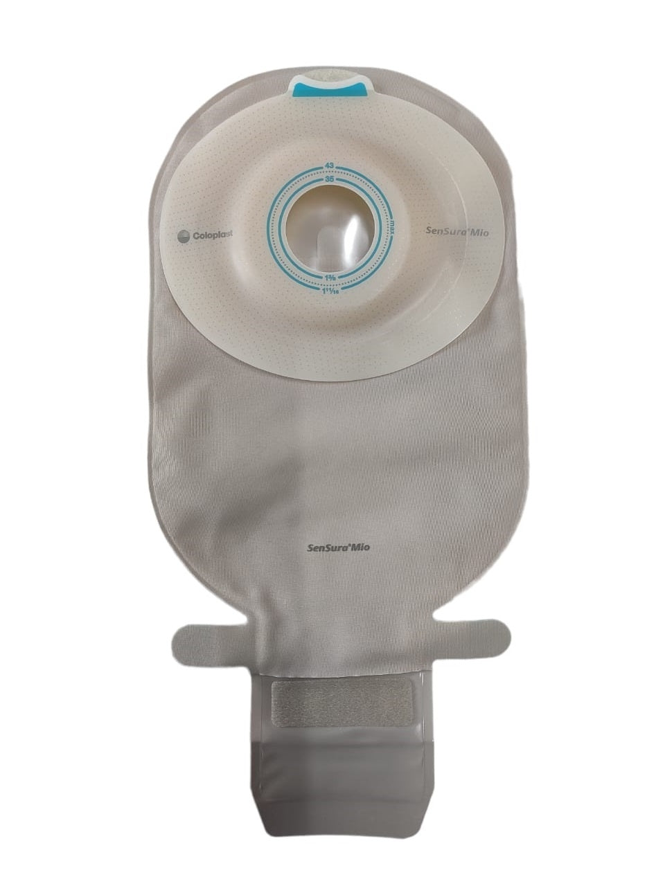 Coloplast Sensura Mio Light Convex 1-Piece Open with Inspection window Neutral Grey Ostomy Bag 31-43mm 16427