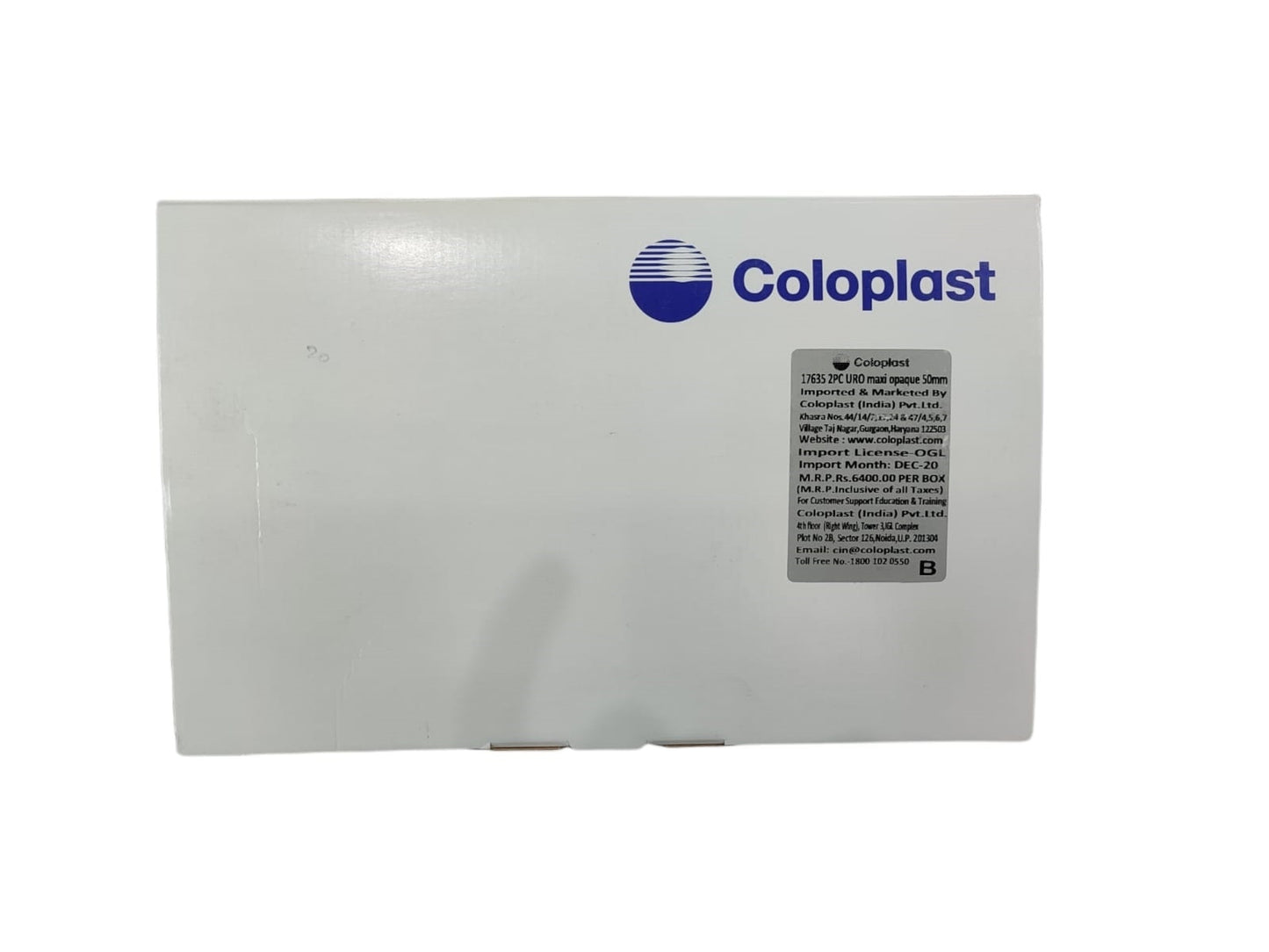 Coloplast 50 mm Opaque Urostomy Bag 1755 / 17635 (New Code)