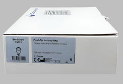 Coloplast Sensura Post-Op Ostomy Bag 1-Piece Open with Inspection Window 100mm (10-115mm) 19021