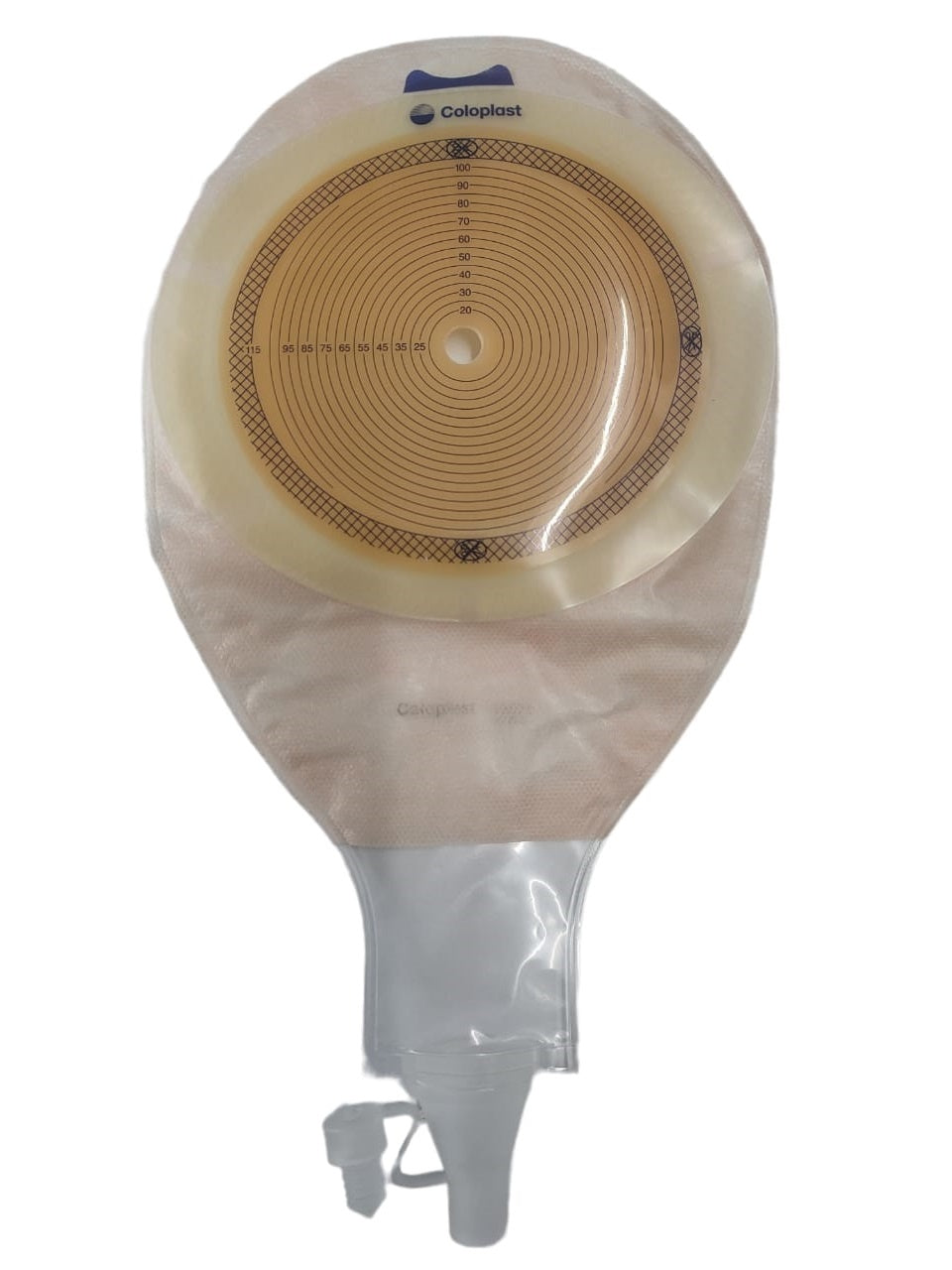 Coloplast Sensura Post-Op Ostomy Bag 1-Piece Open with Inspection Window 100mm (10-115mm) 19021