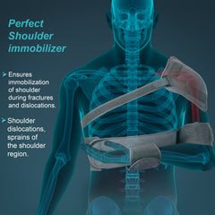 Elastic Shoulder Immobiliser, Grey, 1 Unit