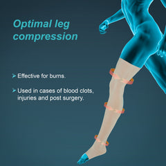 Tynor Medical Compression Stockings (Thigh High) – Class 2 (23–32 mmHg)