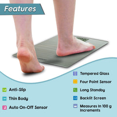 Omron Ultra Thin Automatic Personal Digital Weight Scale With Large LCD Display HN-286