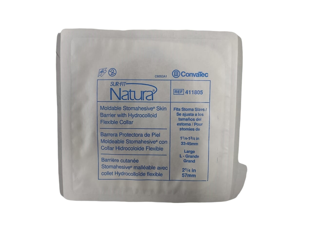 ConvaTec Sur-Fit Natura Moldable Stomahesive Plate 57mm 411805