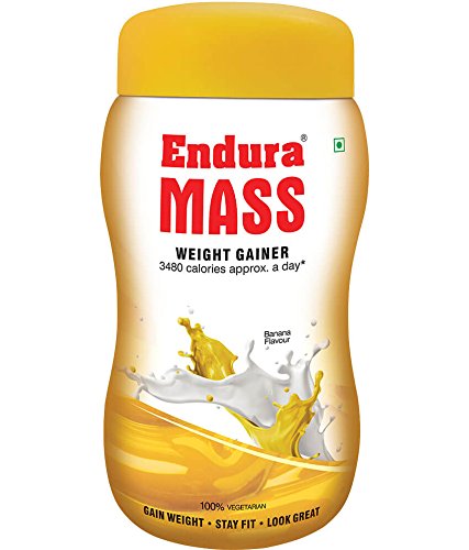 Endura Mass Weight Gainers/Mass Gainers  (500gm, Banana)