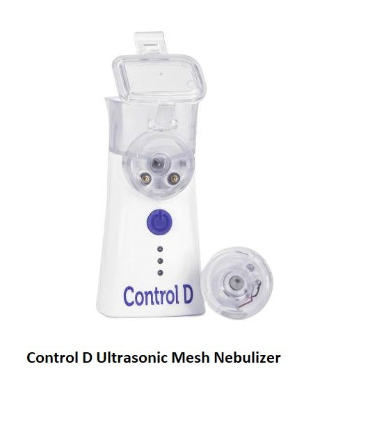 Control D Ultrasonic Mesh Nebulizer (Portable Nebulizer)