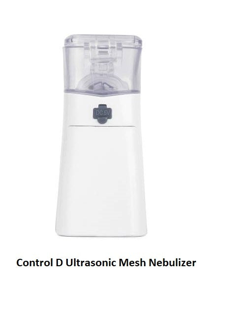 Control D Ultrasonic Mesh Nebulizer (Portable Nebulizer)