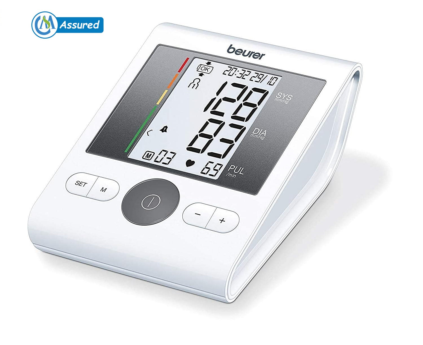 BP (Blood Pressure) Monitor (White) BM 28 Beurer with Adapter