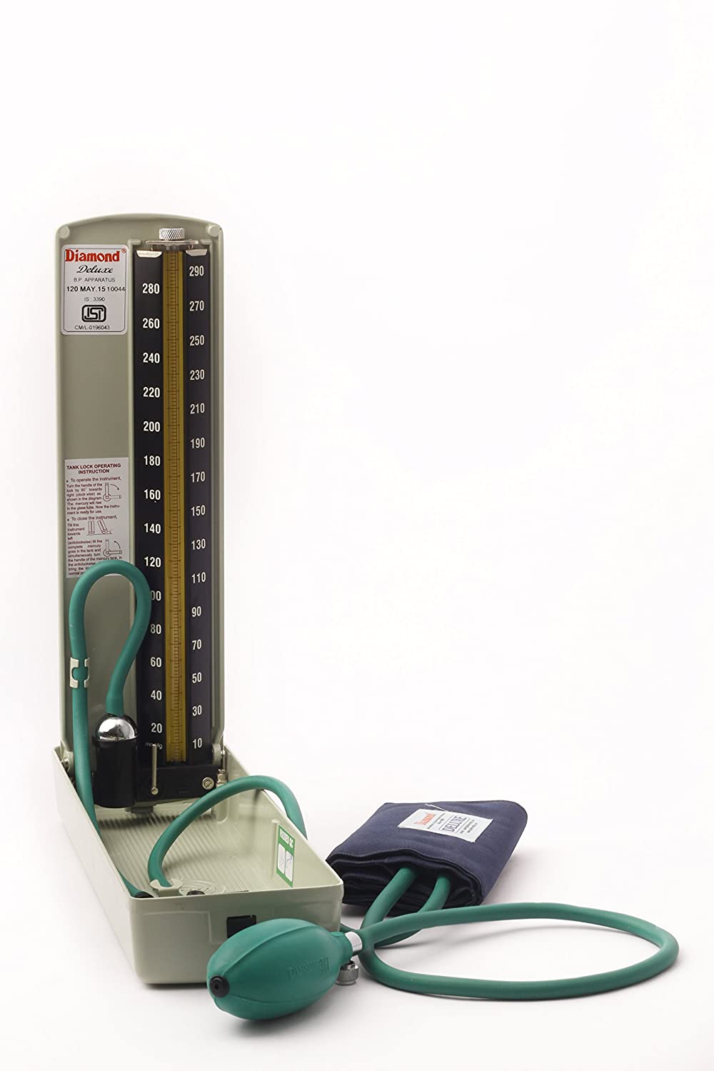 Diamond Mercury Blood Pressure Apparatus Regular (Gray Color)