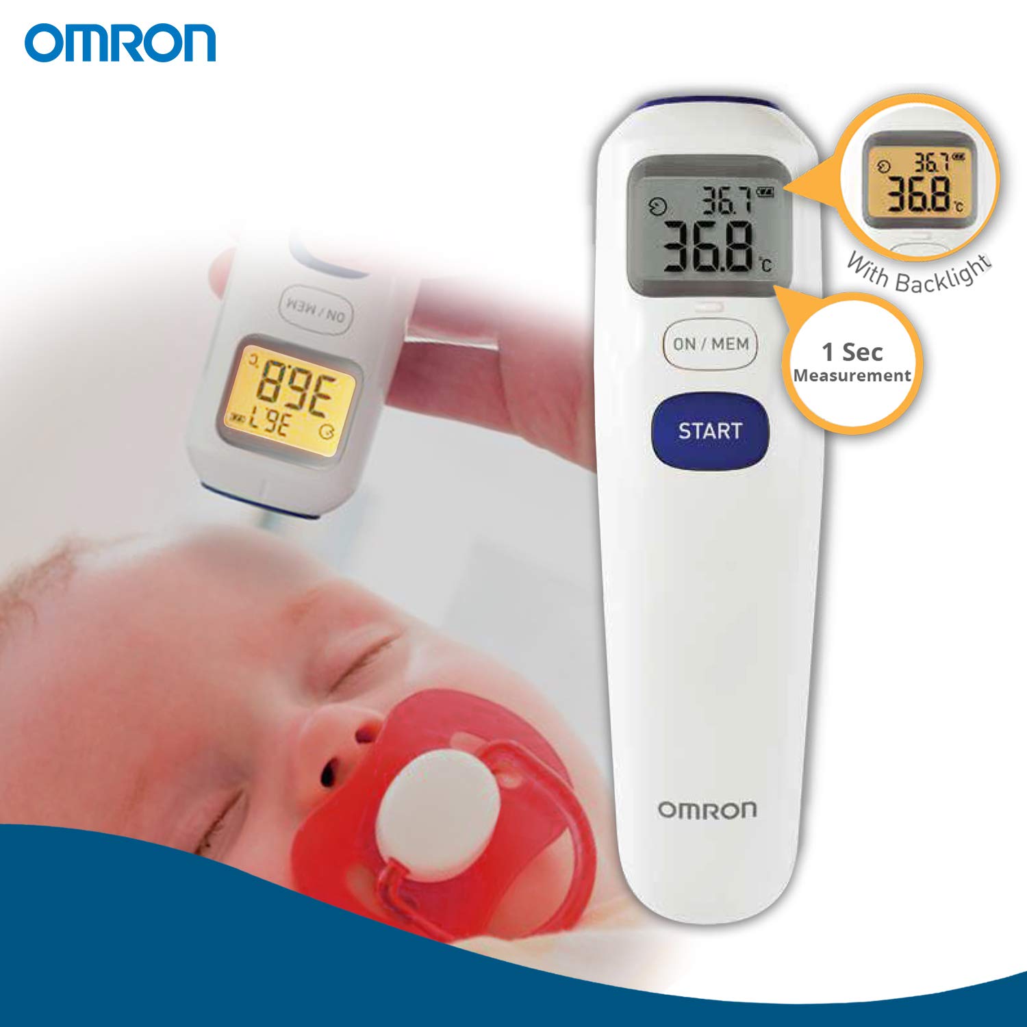 Non-Contact (Infrared Thermometer) Omron MC-720