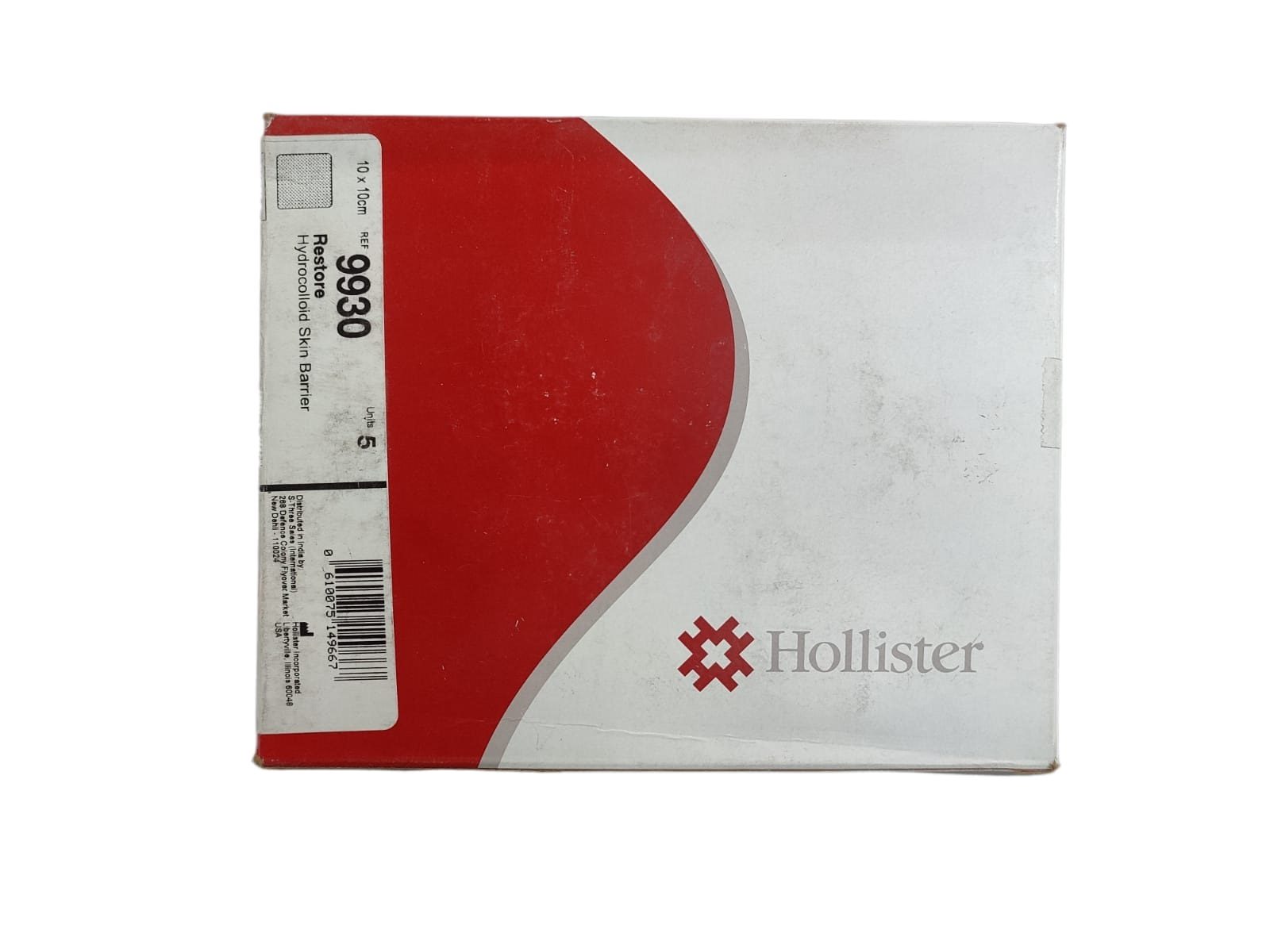 Hollister Restore Hydrocolloid Skin Barrier 10x10cm Dressing 9930