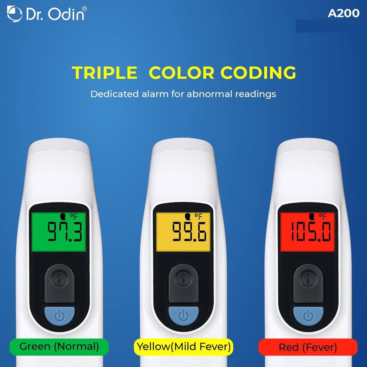 Dr Odin Infrared Thermometer (Non Contact Thermometer) A-200 (Body & Object)