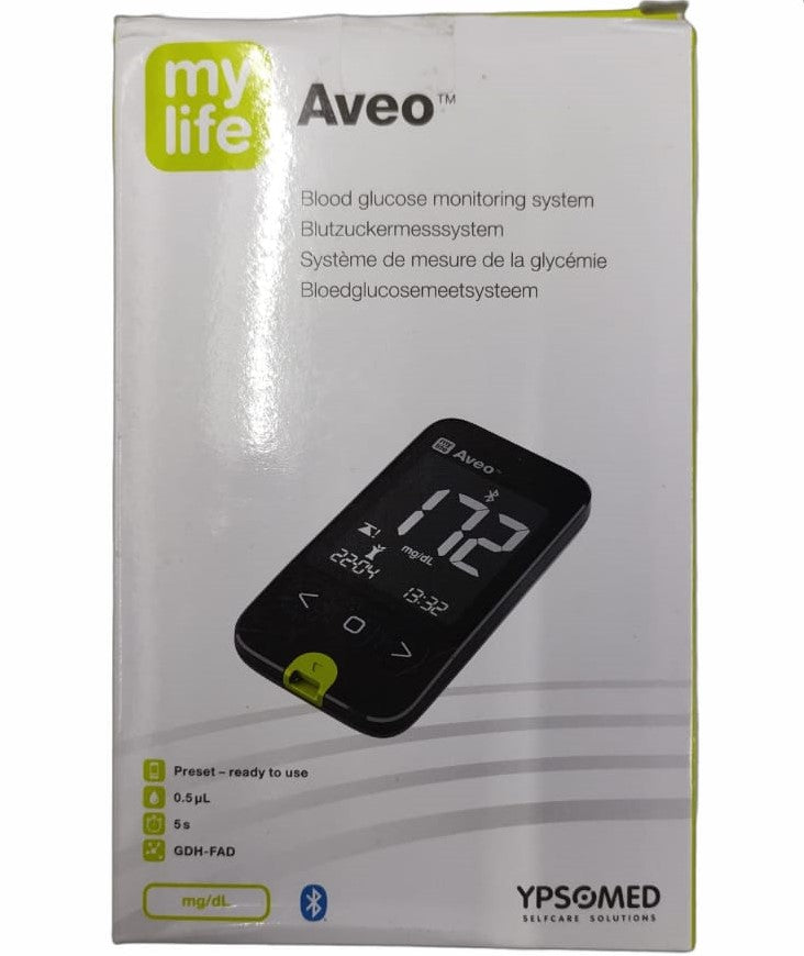 My Life Aveo Glucometer with Bluetooth Connectivity