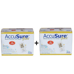 AccuSure Gold 50+50 Test strips (100) Strips