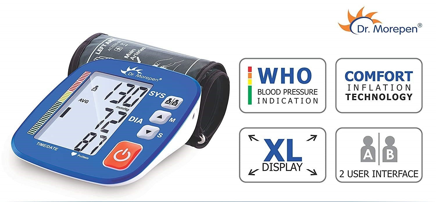 BP (Blood Pressure)  Monitor BP-02-XL (Multicolour) Dr. Morepen