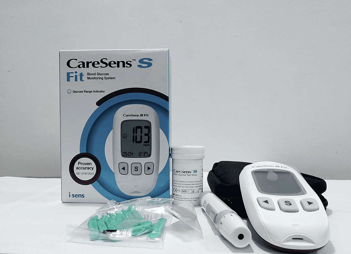 CareSens S Blood Glucose Monitor Kit with 10 Strips