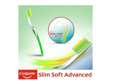 Colgate Slim Soft Advanced (Ultra Soft) Toothbrush