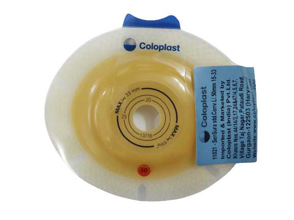 Coloplast 11021 SenSura Standard Wear Convex Light Base Plate (50mm)