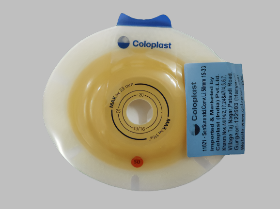 Coloplast 11021 SenSura Standard Wear Convex Light Base Plate (50mm)