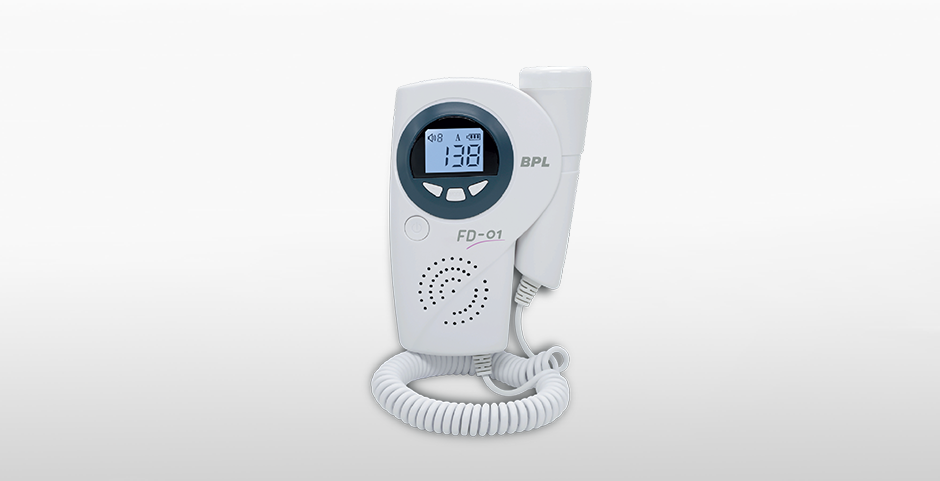 BPL Medical Technologies Fetal Doppler Heartbeat Detector