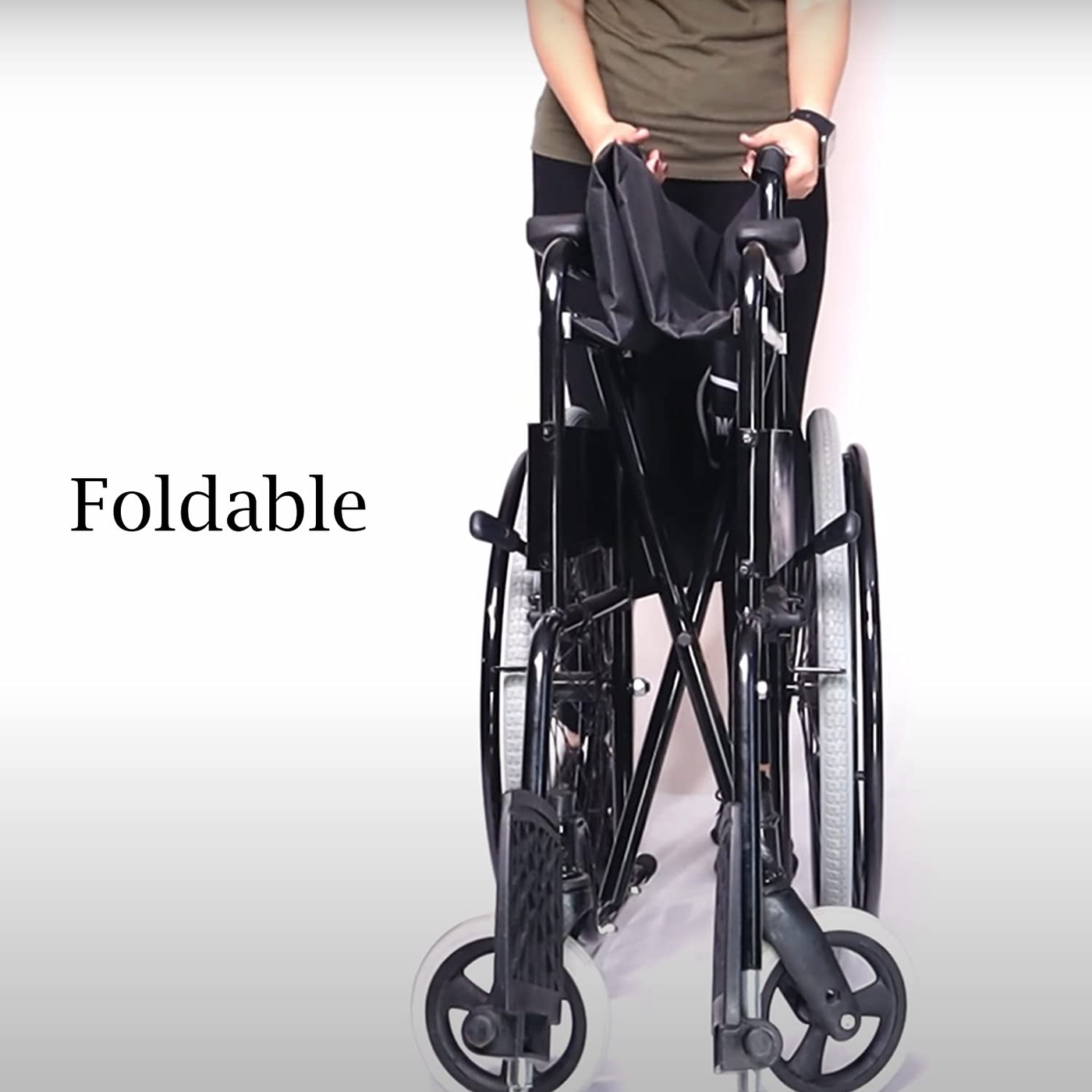 Medimove Ezee Lite Foldable Strong Built Up Quality Wheelchair