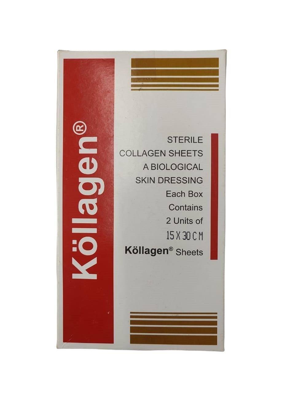 Kollagen Sterile Collagen Sheets Skin Dressing 15 X 30 cm