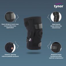 Knee Wrap Hinged (Neoprene), Black, 1 Unit