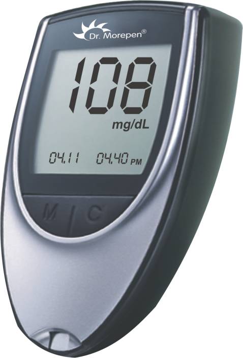 Dr Morepen Glucose Monitor BG-03(Grey Color) + 25 Test Strips
