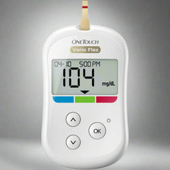 OneTouch Verio Flex Glucometer with 50 Test Strips